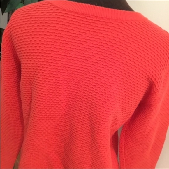 Padini 1/4 zip long sleeve top Womans large dark heavier weight reddish orange - Picture 2 of 10